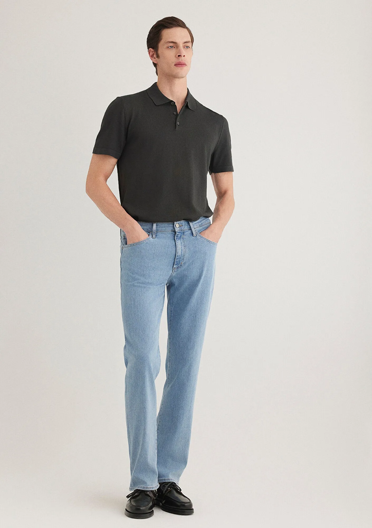 177 Light Blue Strech Jean Pants