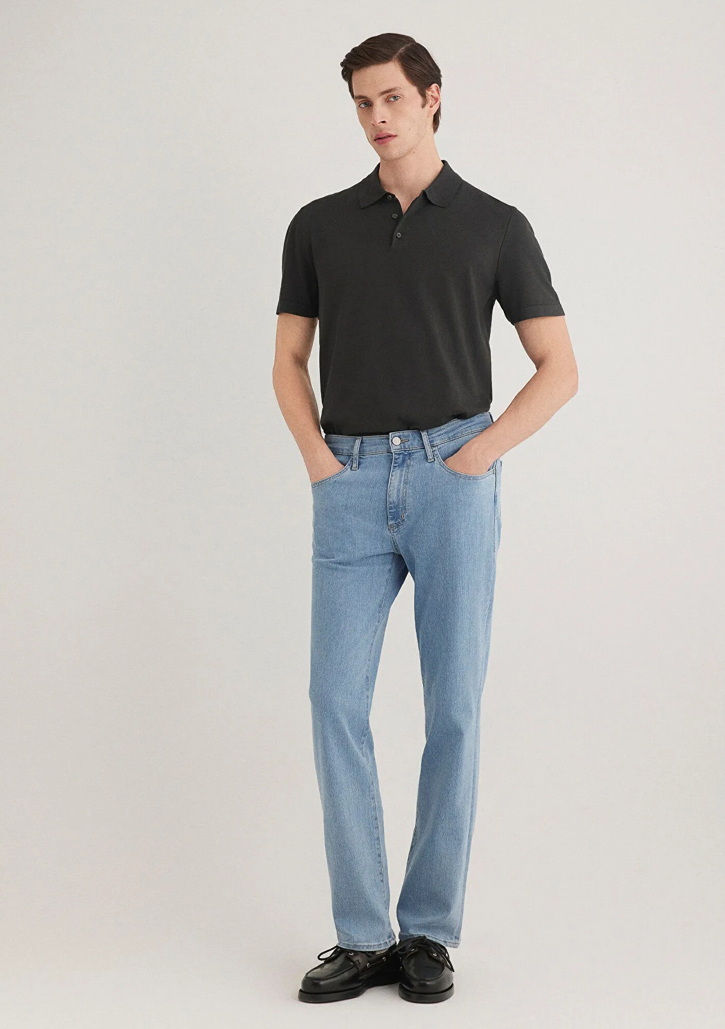 177 Light Blue Strech Jean Pants
