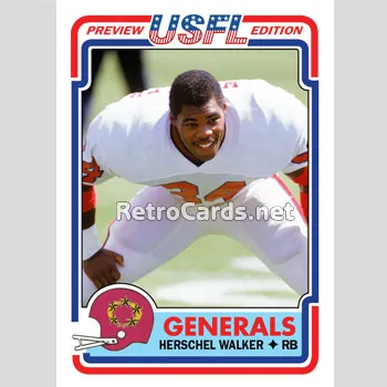 1983T New Jersey Generals RetroCards Set