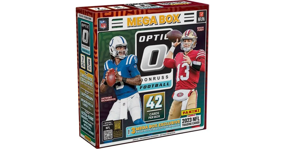 2023 PANINI OPTIC DONRUSS MEGA BOX (BLUE HYPER PARALLELS!!)