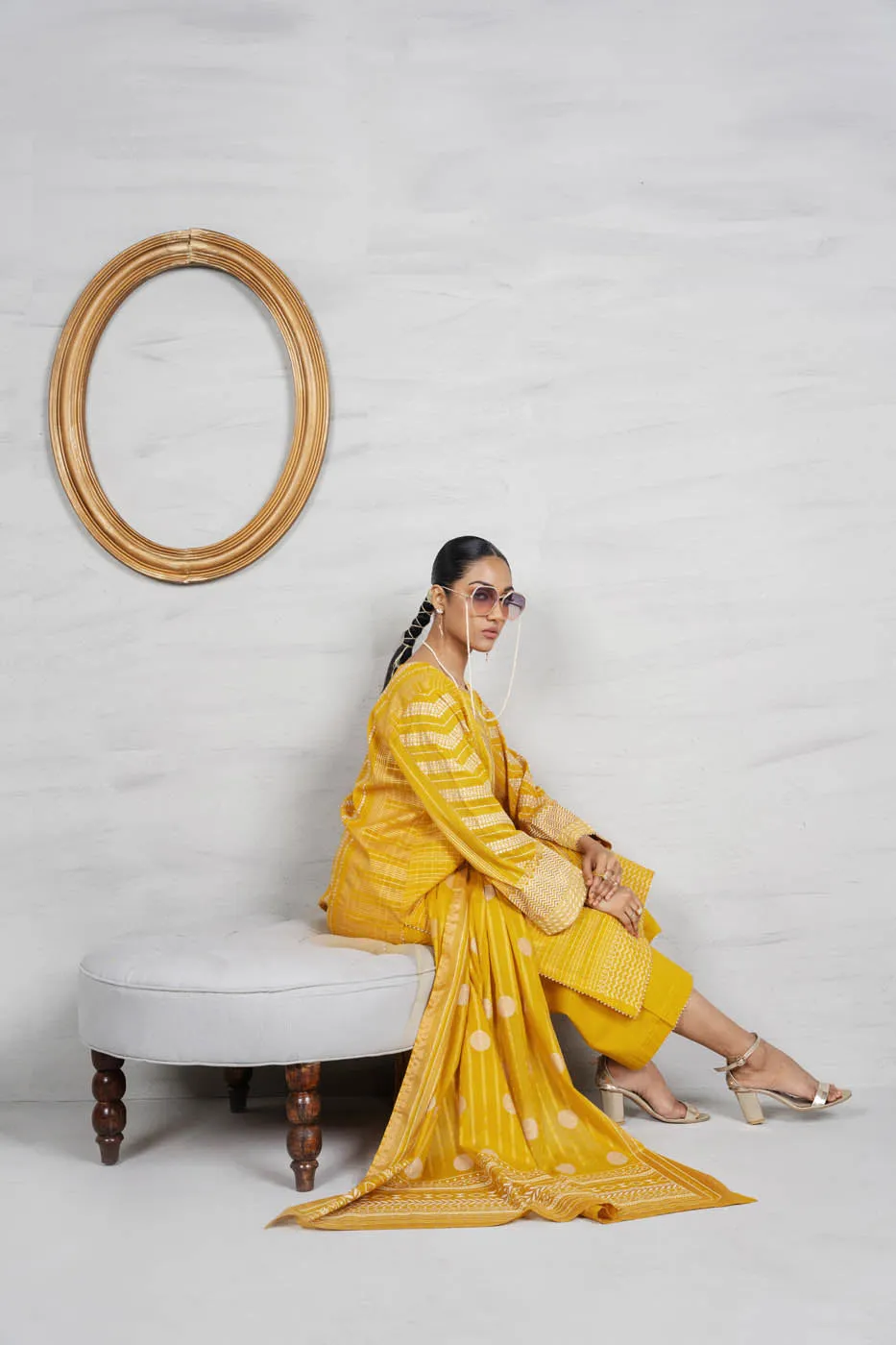 3 Pc Slub Outfit