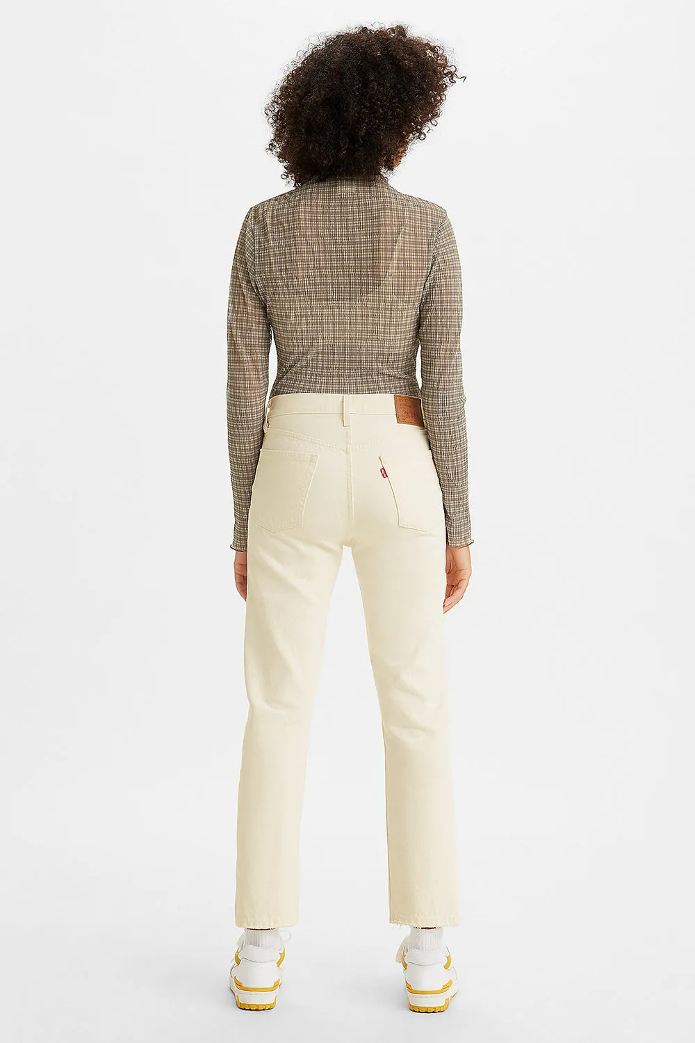 501® Original Cropped Jeans Ecru Booper