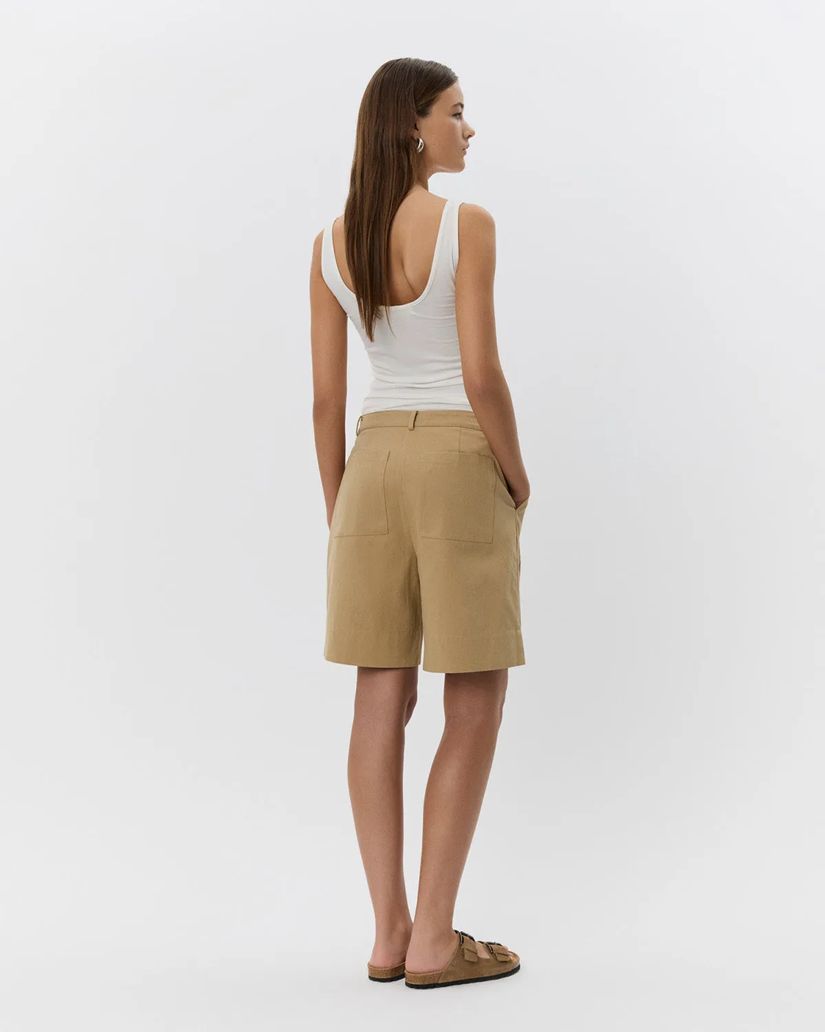 AMELSW SHORTS - Camel