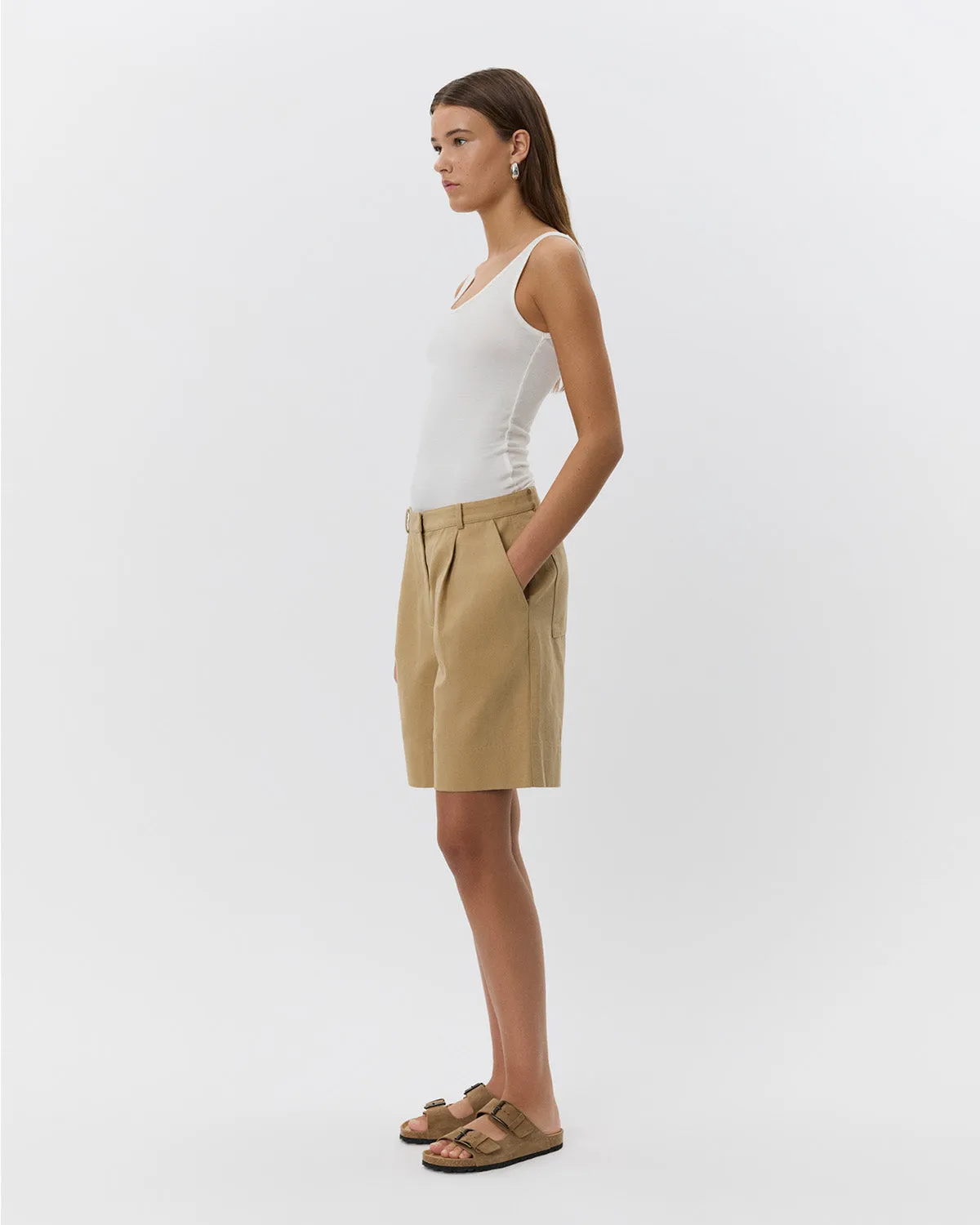 AMELSW SHORTS - Camel