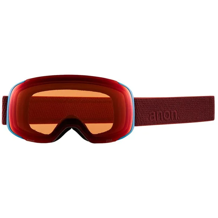 Anon M2 Goggles & Spare Lens Mens 2022 Maroon / Perceive Sunny Bronze Lens