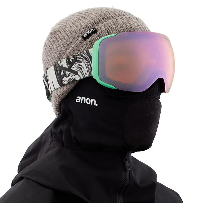 Anon M2 Goggles MFI Face mask & Spare Lens Mens 2022 Melt White / Perceive Cloudy Pink Lens