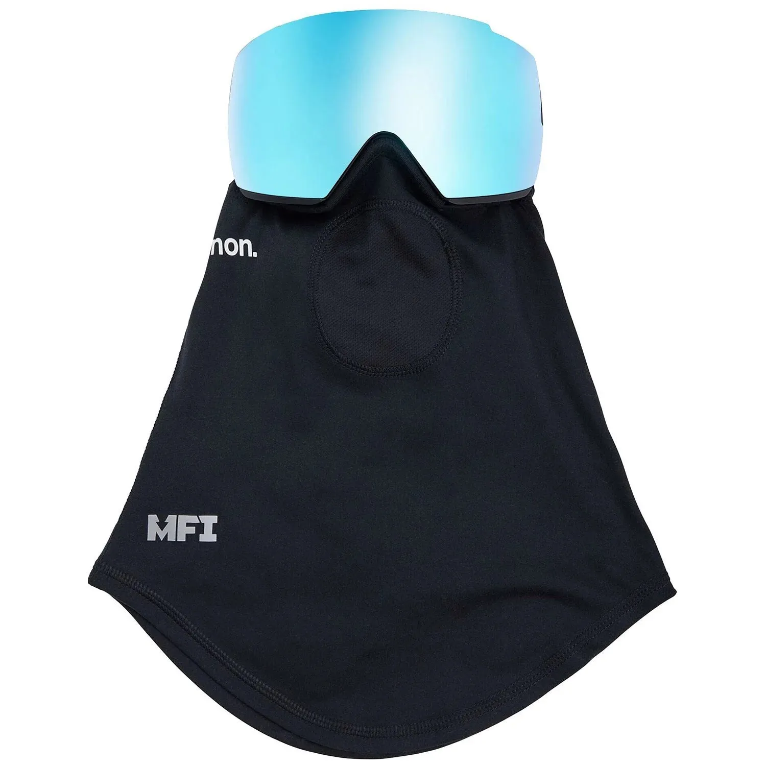 Anon M5 Goggles & MFI Face Mask & Spare Lens Low Bridge Fit Black / Perceive Variable Blue Lens