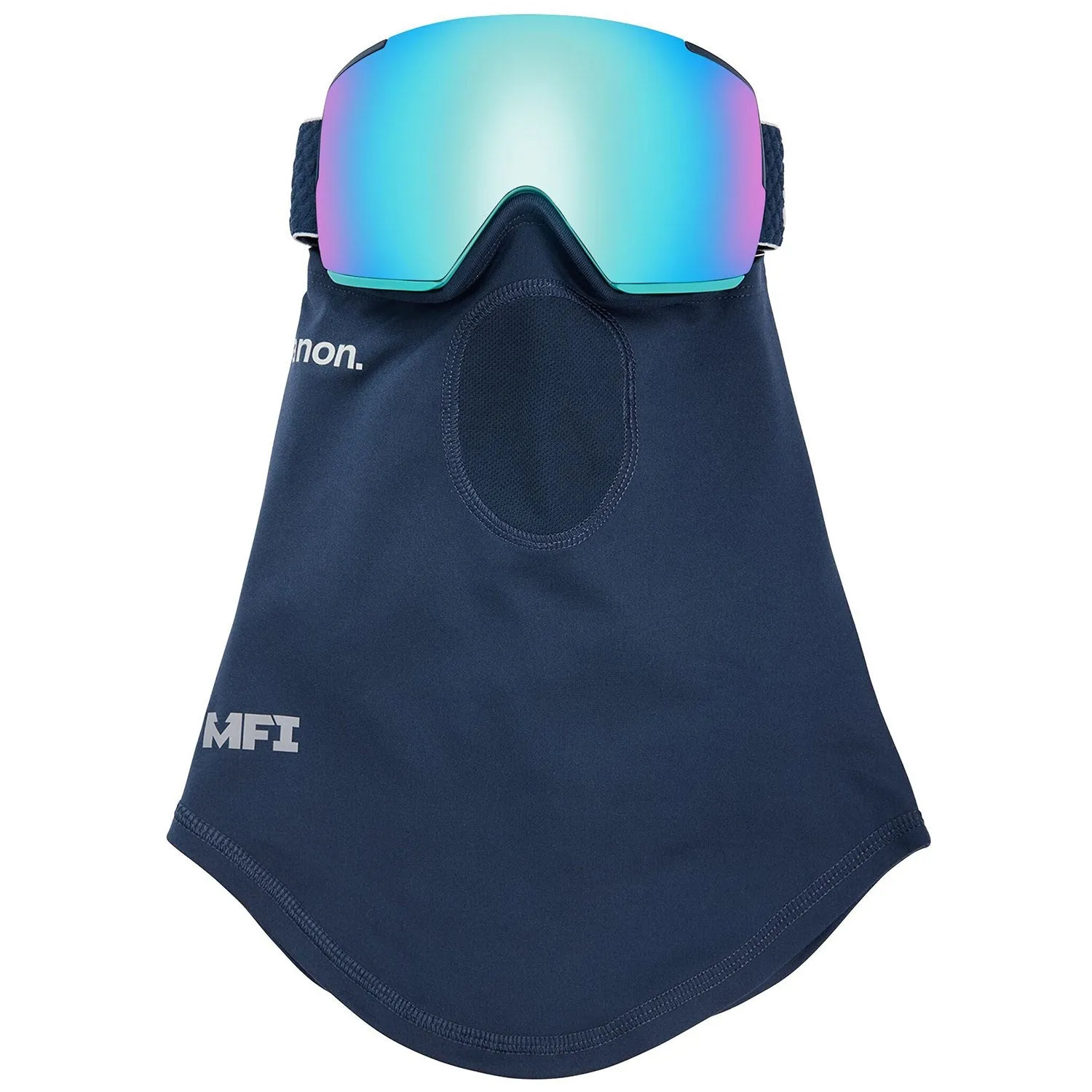 Anon M5 Goggles & MFI Face Mask & Spare Lens Low Bridge Fit Nightfall / Perceive Variable Blue Lens