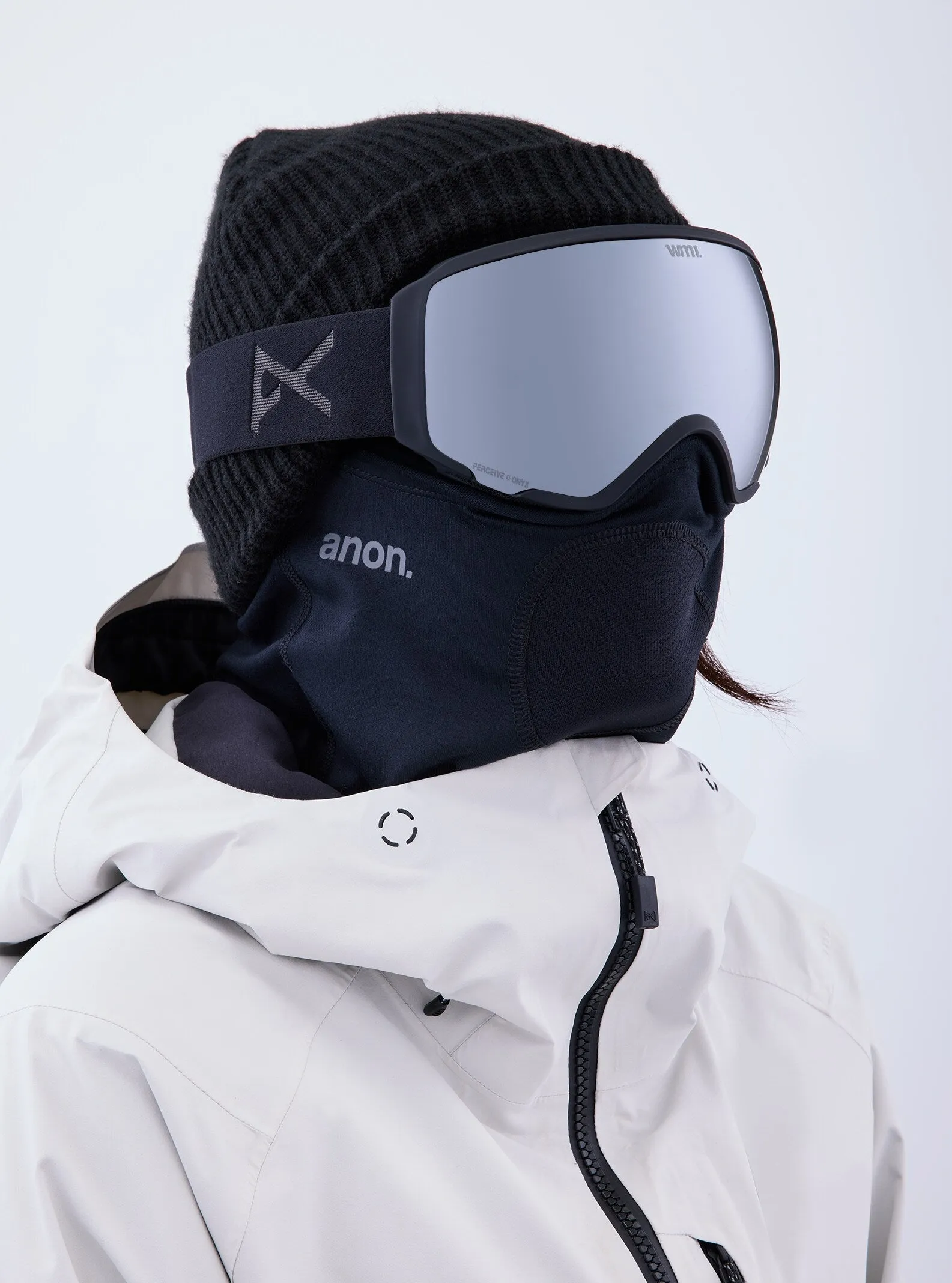Anon WM1 Goggles & MFI Face Mask & Spare Lens Smoke / Perceive Sunny Onyx Lens