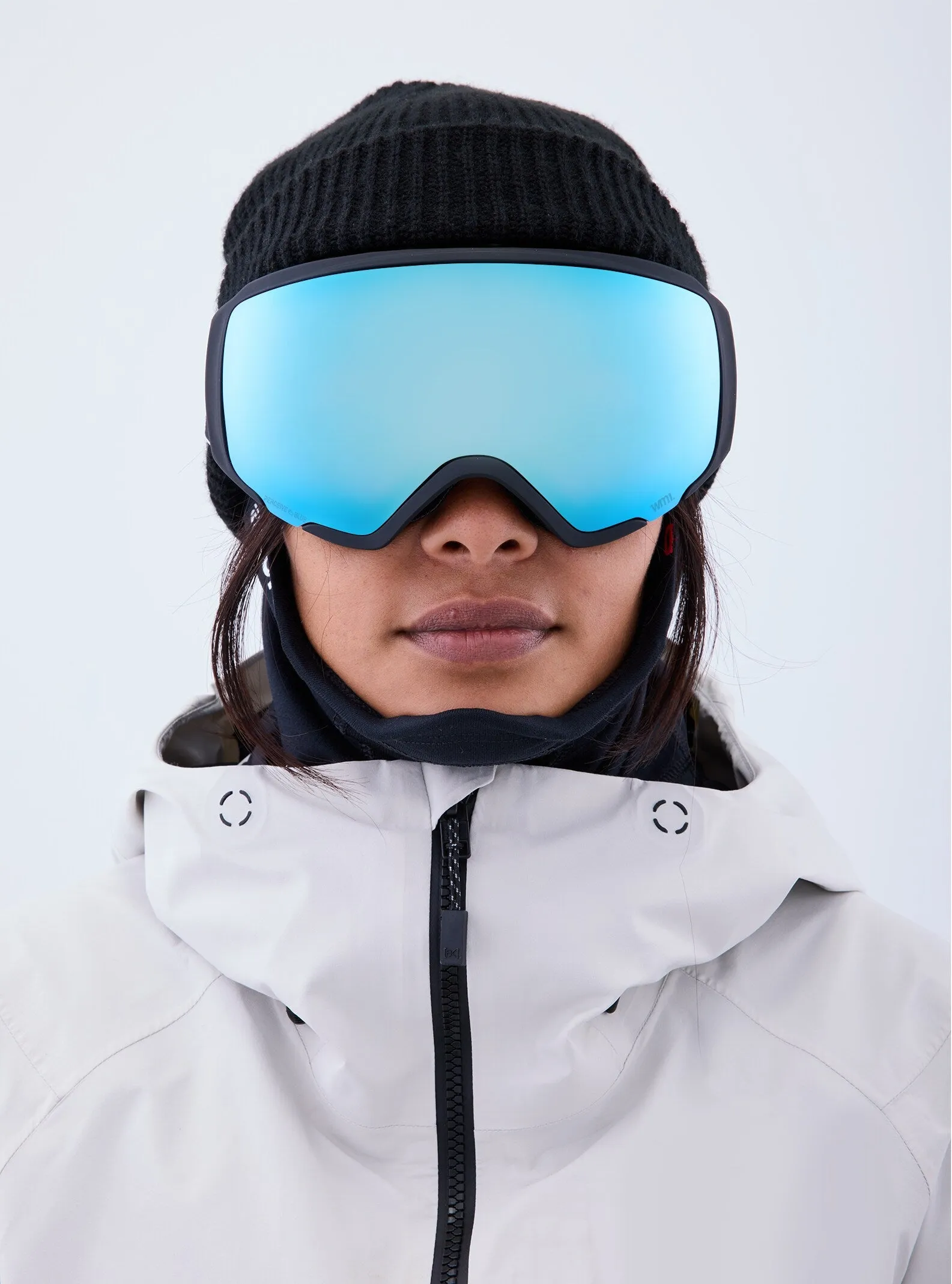 Anon WM1 Goggles MFI Face mask & Spare Lens Womens 2023 Black / Perceive Variable Blue