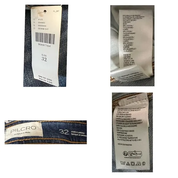 Anthropologie Pilcro Denim Shorts 32
