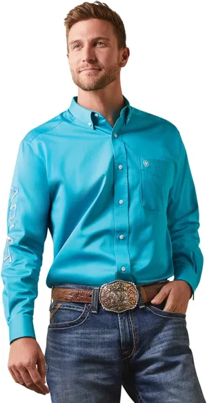 ARIAT Men's Team Logo Twill Classic Fit Shirt 10043520