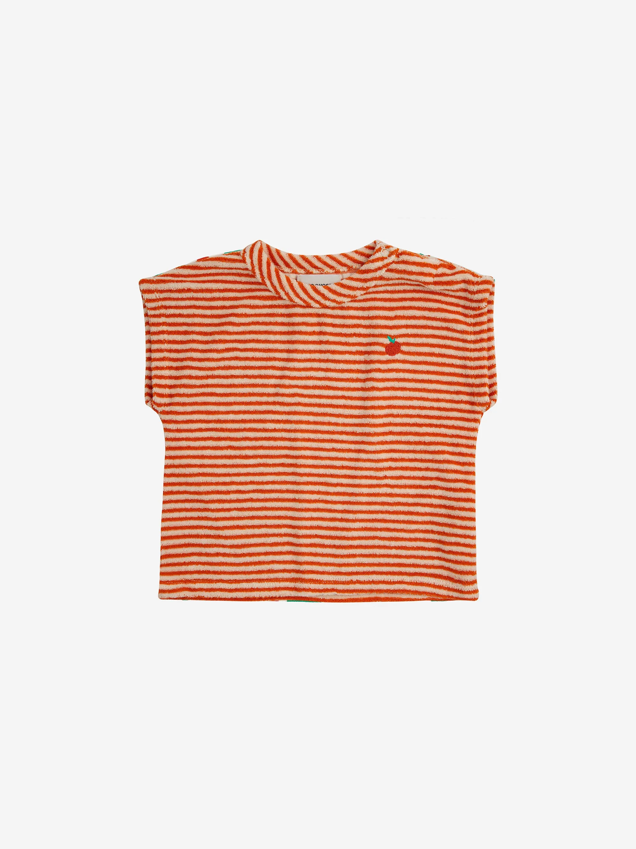 Baby Orange Stripes Terry T-Shirt