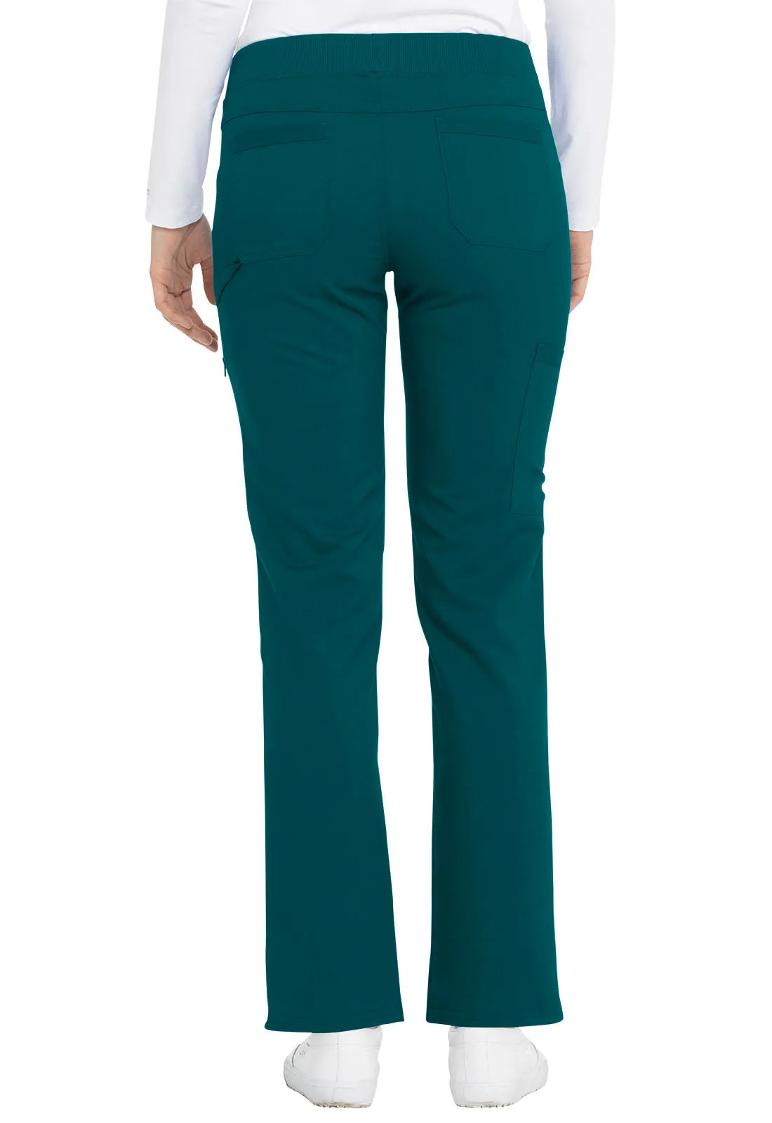 Balance DK135 Mid Rise Tapered Leg Pull-on Pants Caribbean Blue