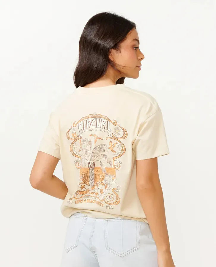 Beach Party Relaxed Tee - Off White