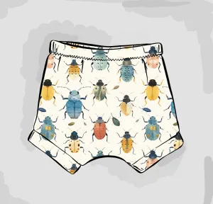 Beetles   Bugs Cuffed Shorts