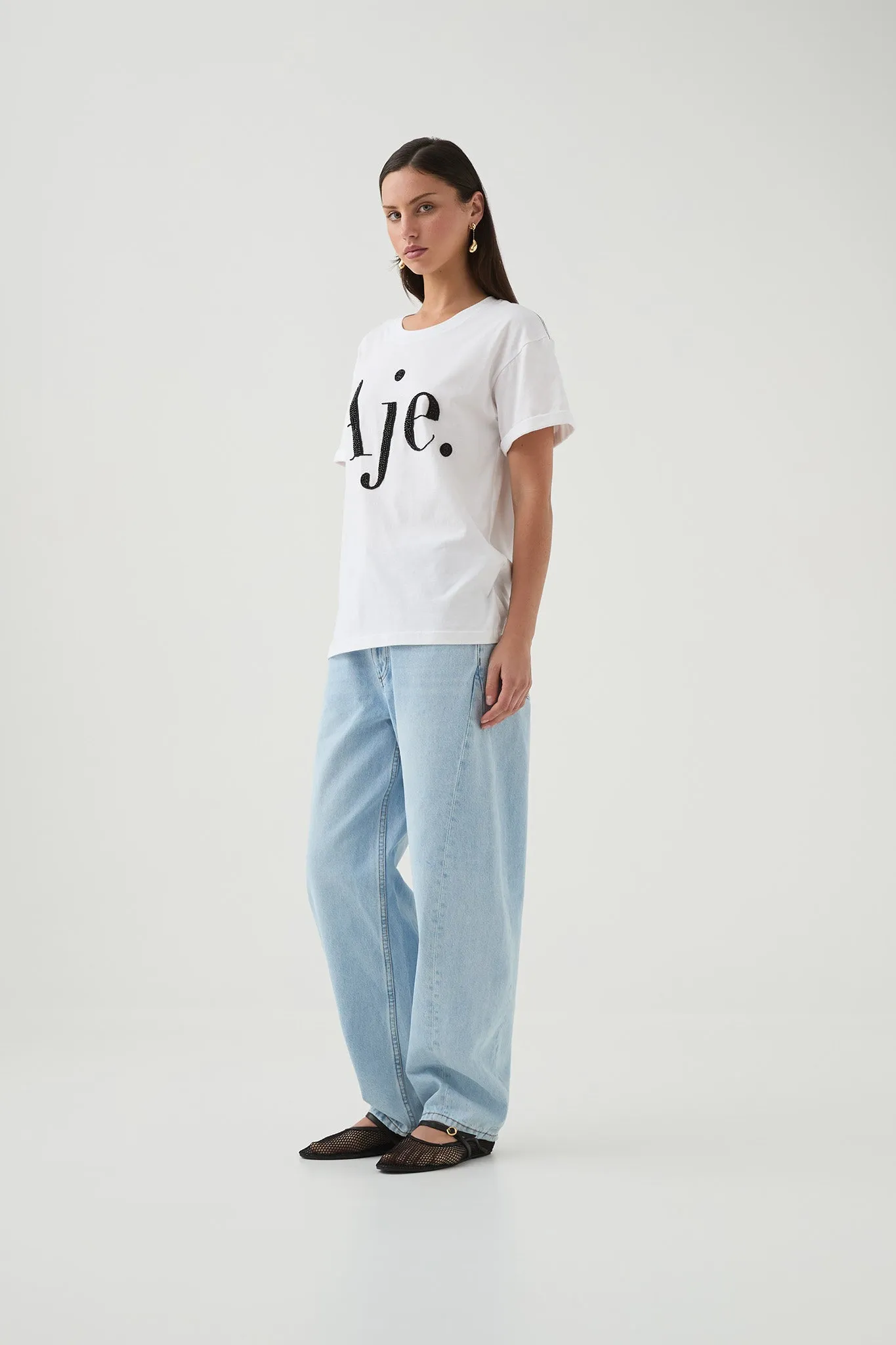 Beyond Embellished Logo Tee