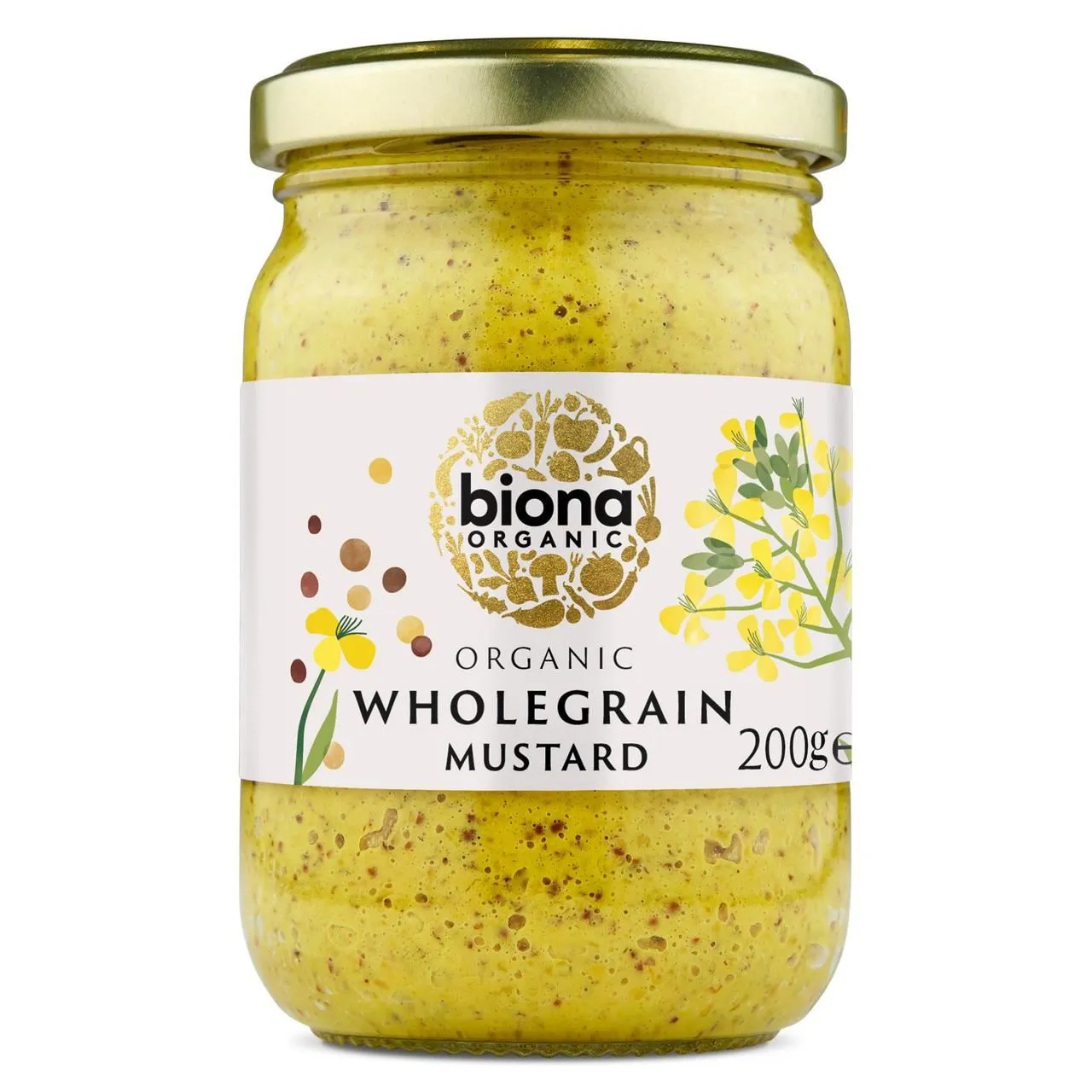Biona | Organic Wholegrain Mustard | 200g