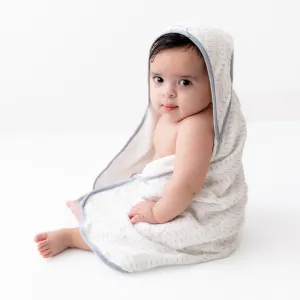 Blue Dash Hooded Towel Set
