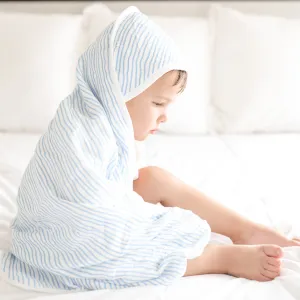 Blue Wave Hooded Towel Set