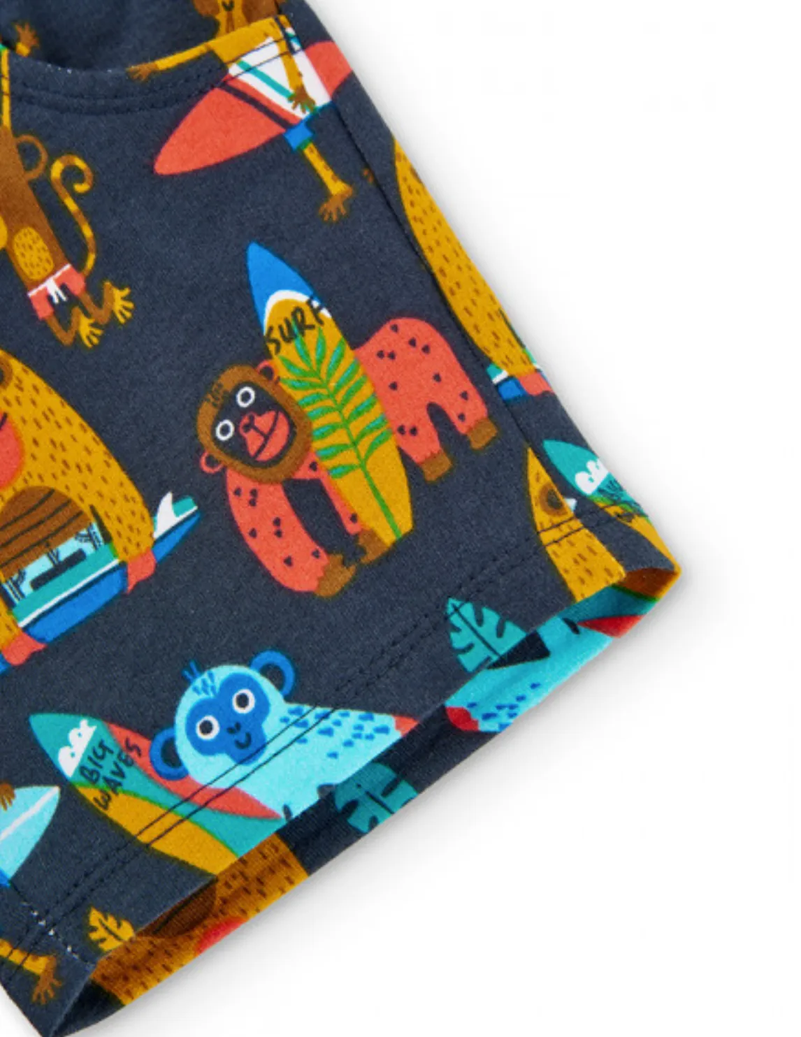 Boboli Surfing Monkey Tee & Shorts