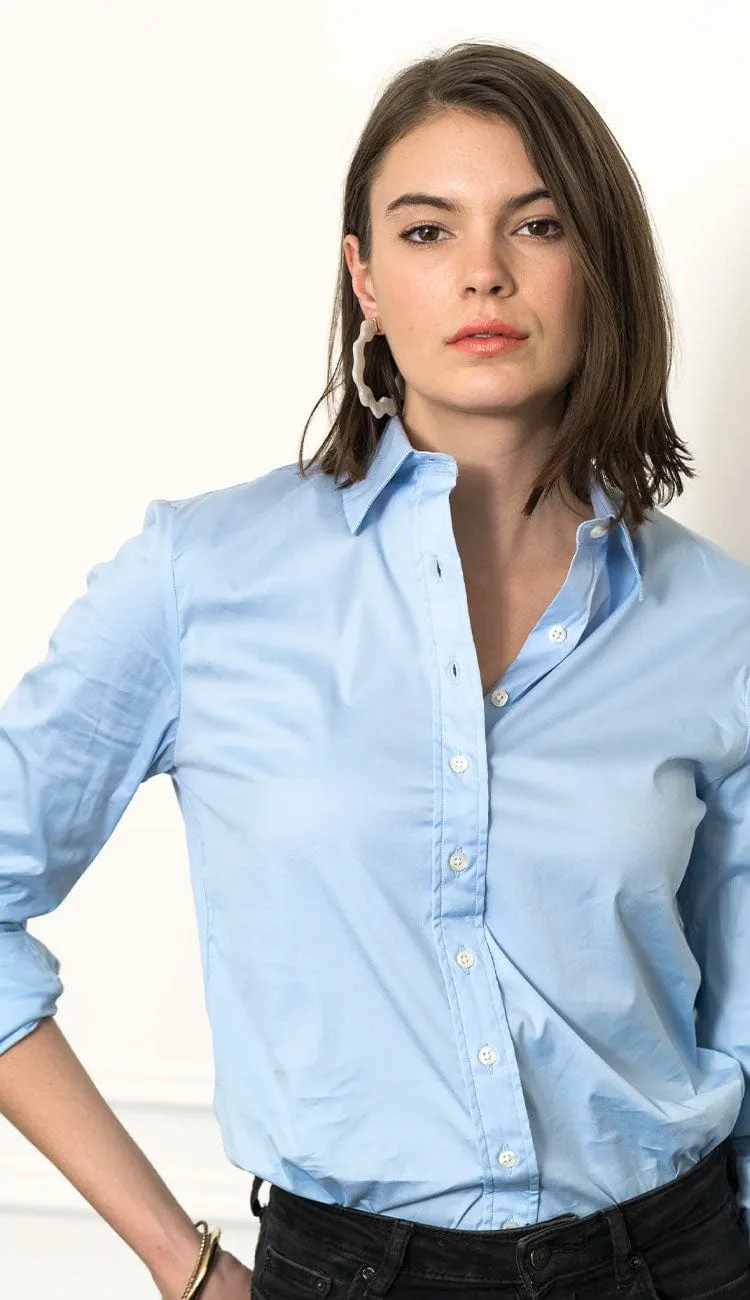 Boyfriend Shirt - Blue Dawn