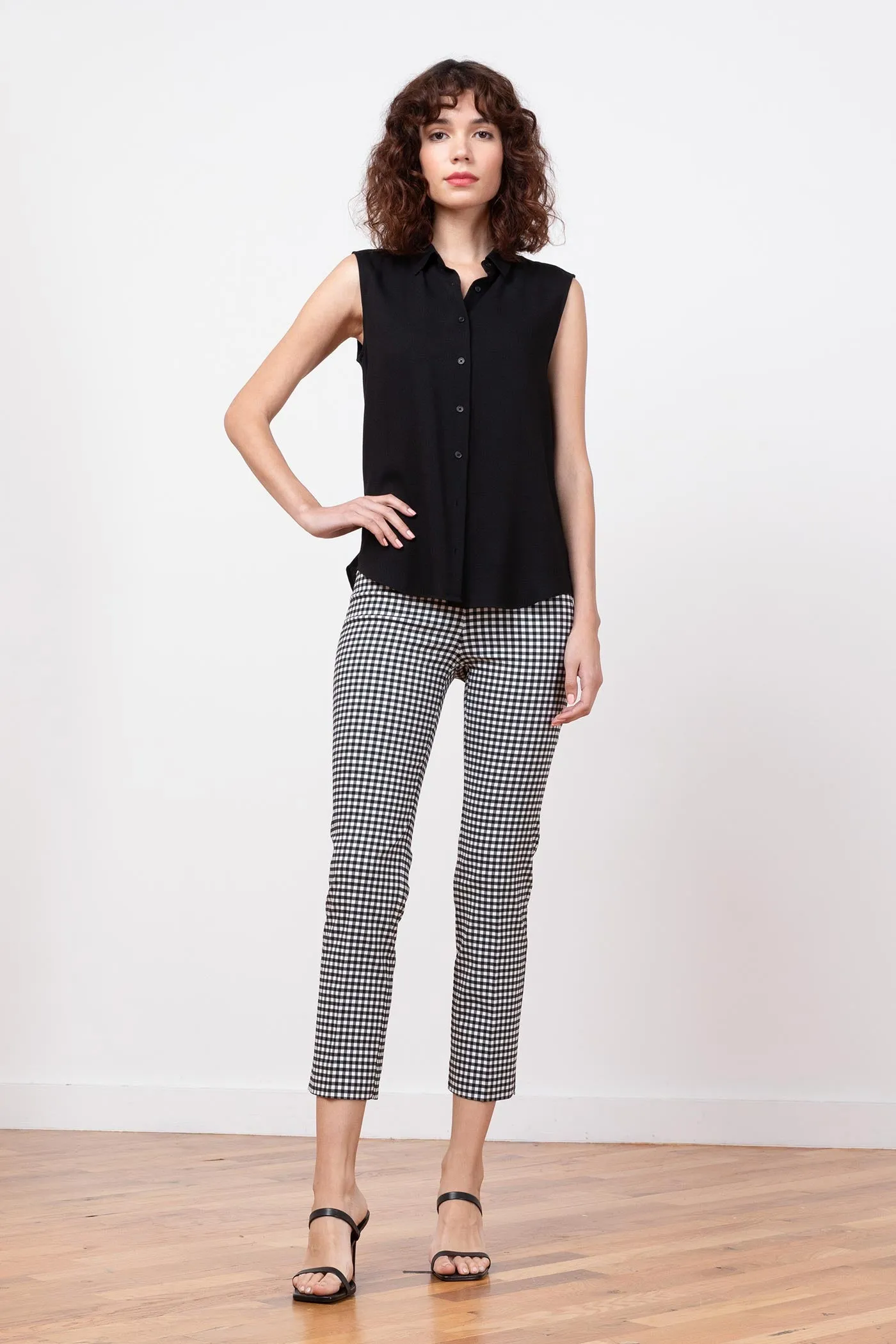 BRIGITTE Check Black