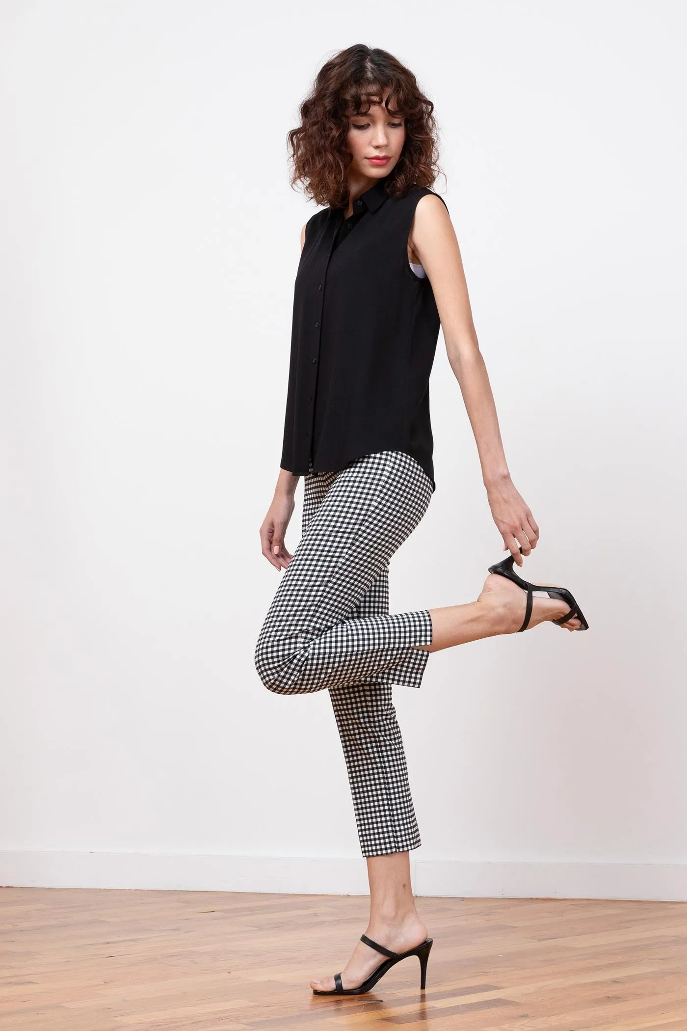 BRIGITTE Check Black