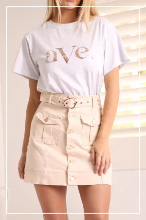 Bronze Bead Ave Tee