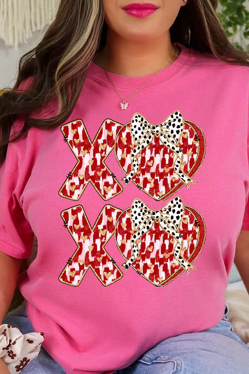 Brushed XOXO Love Comfort Colors Adult Ring-Spun Cotton Tee