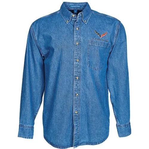 C7 Corvette Heavyweight Denim Shirt