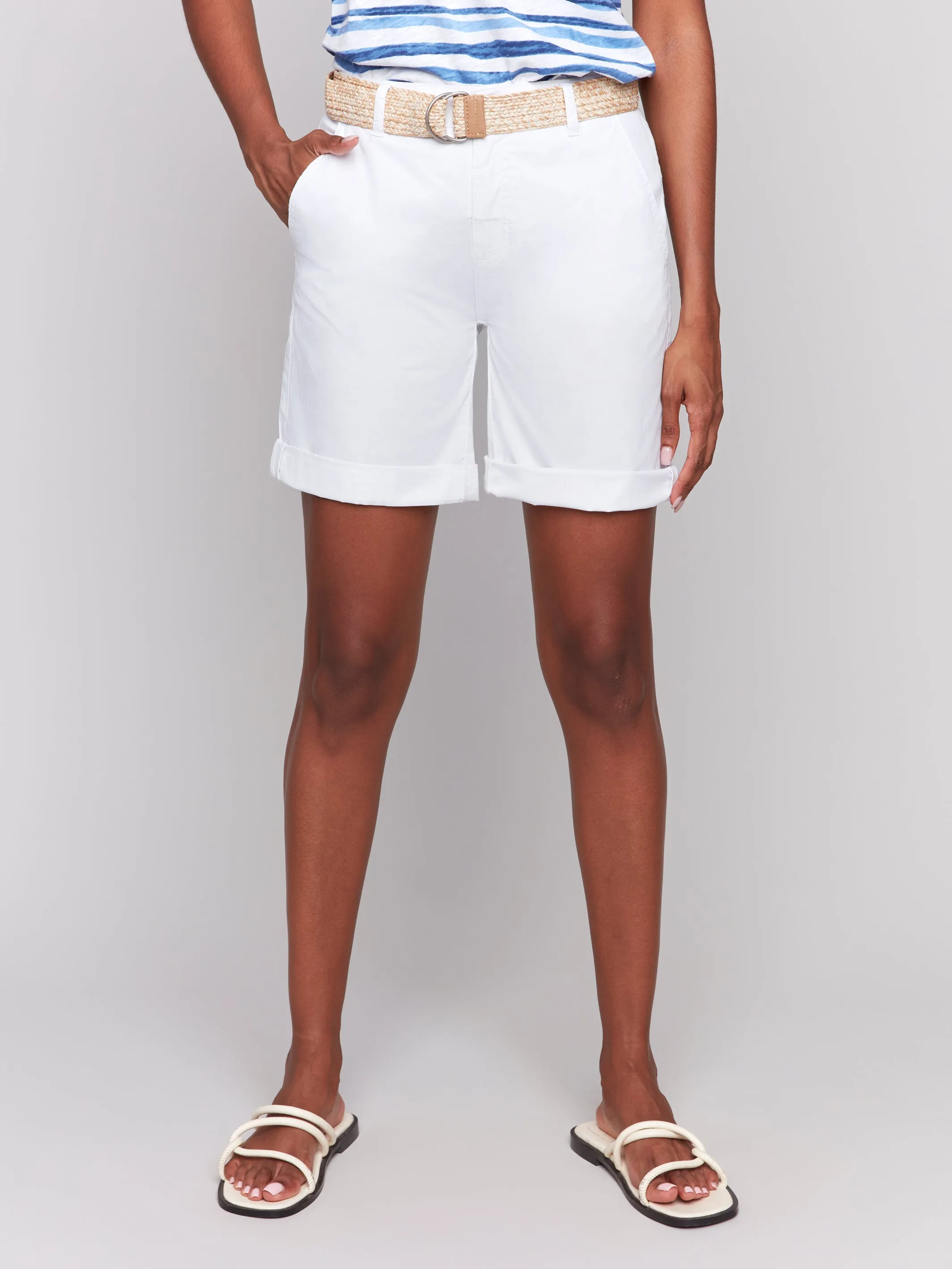 CB Cuffed Short W/Belt