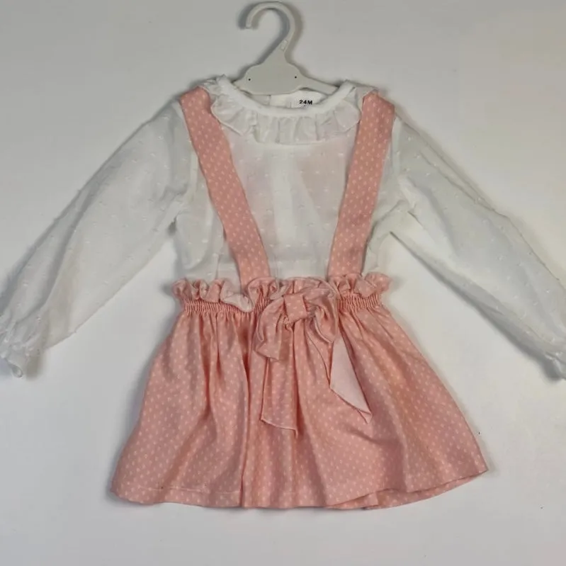 Ceyber Peach Skirt Set