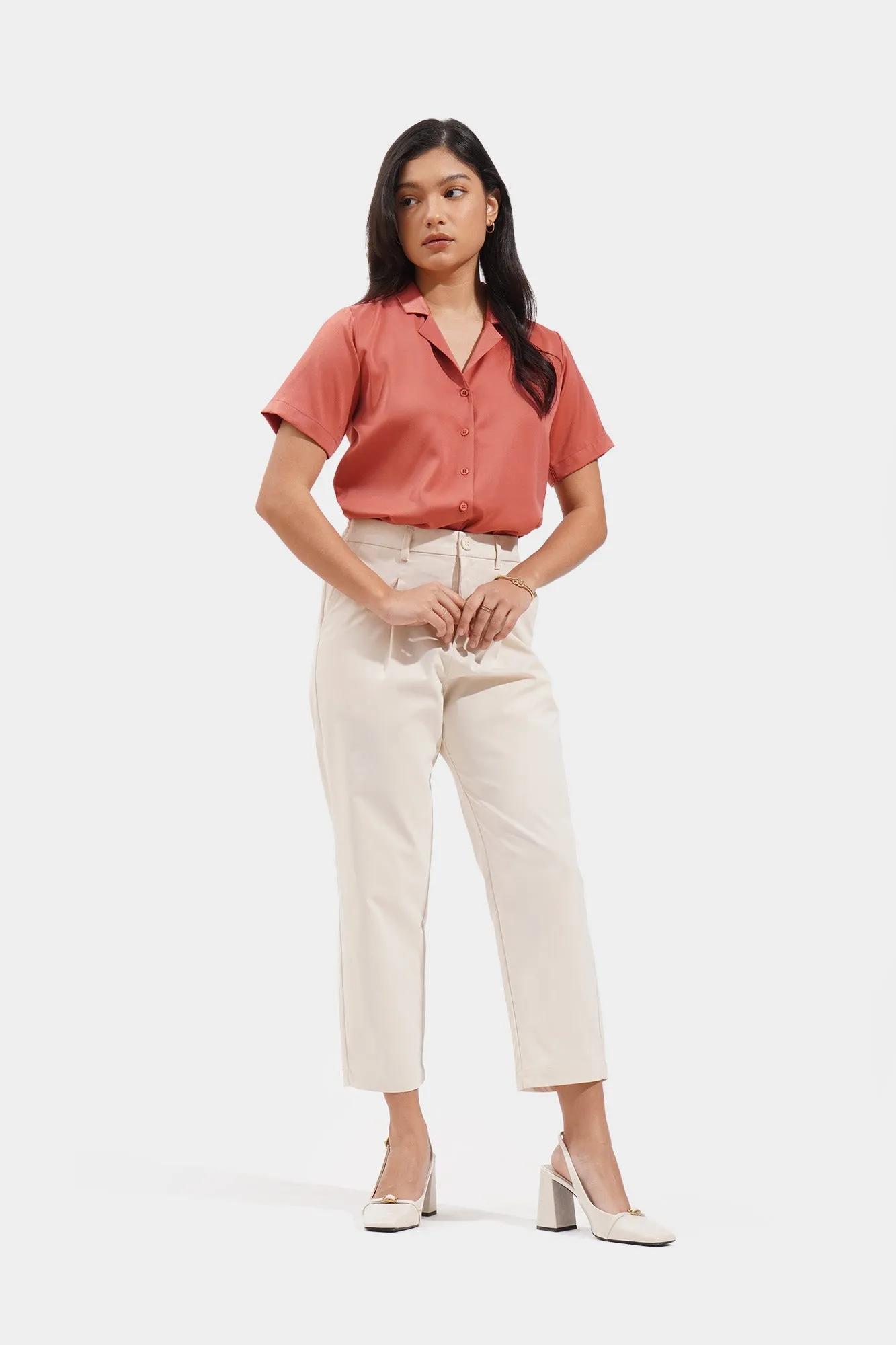 Closet Staples Button Down Satin Shirt