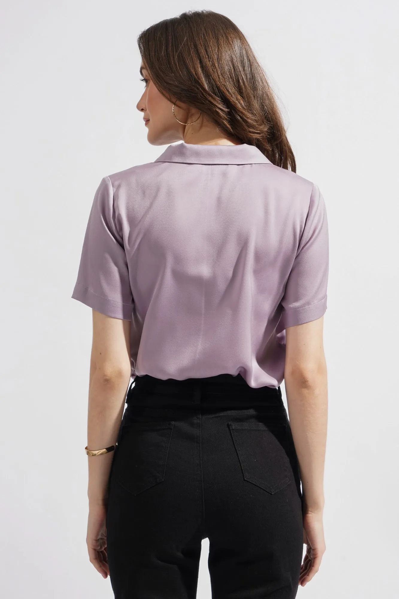 Closet Staples Satin Button Down Shirt