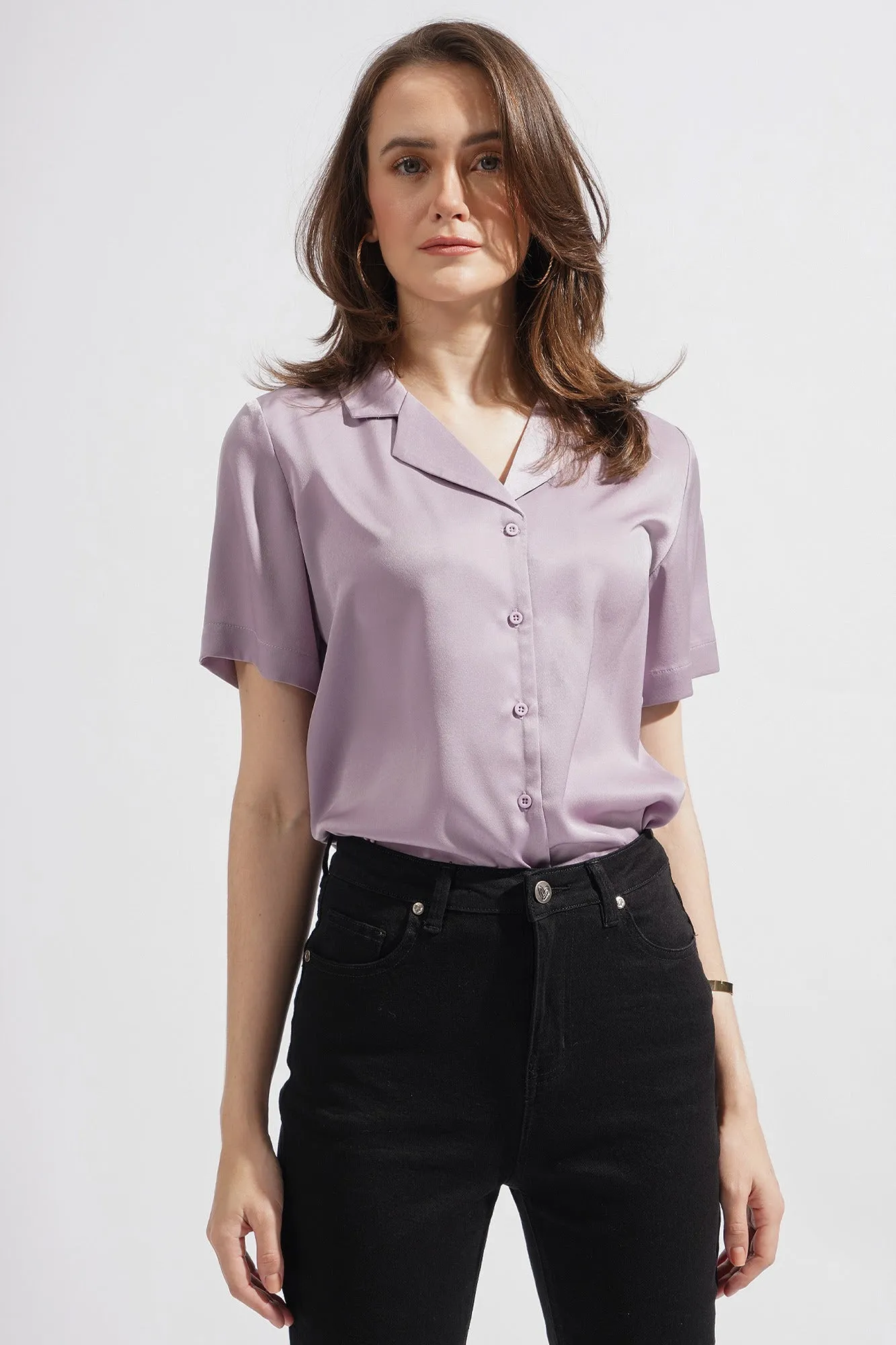 Closet Staples Satin Button Down Shirt