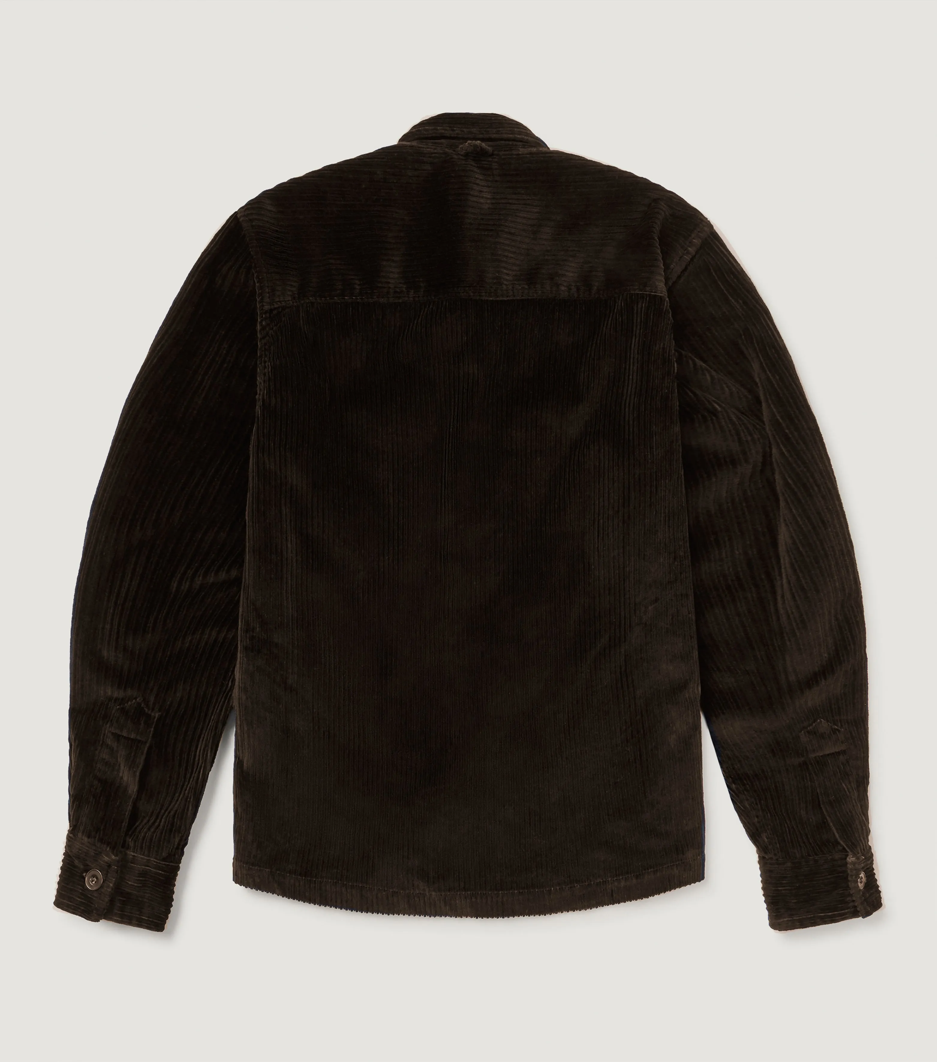 Corudroy Wide Overshirt Brown