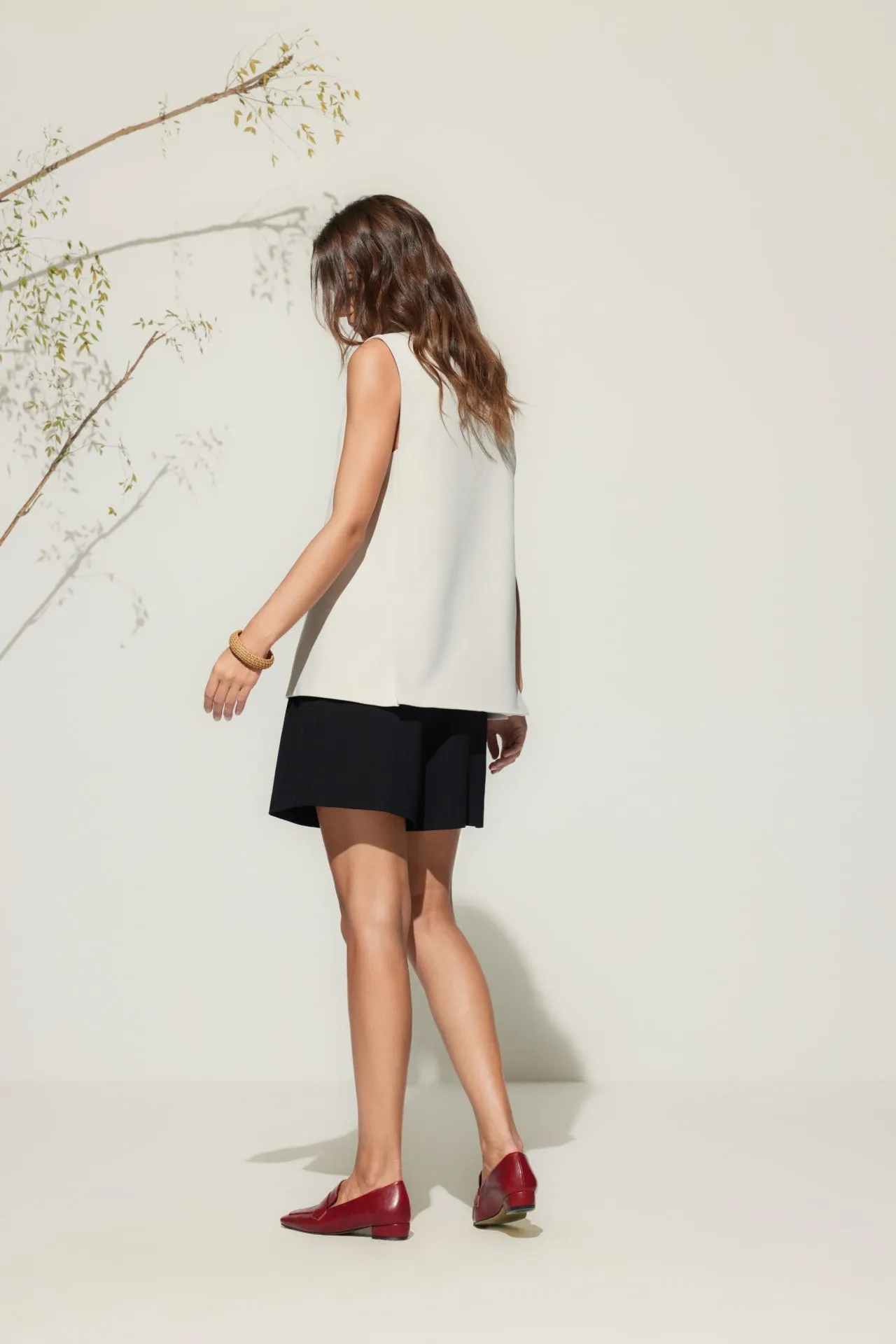 Crepe Knit Waistcoat