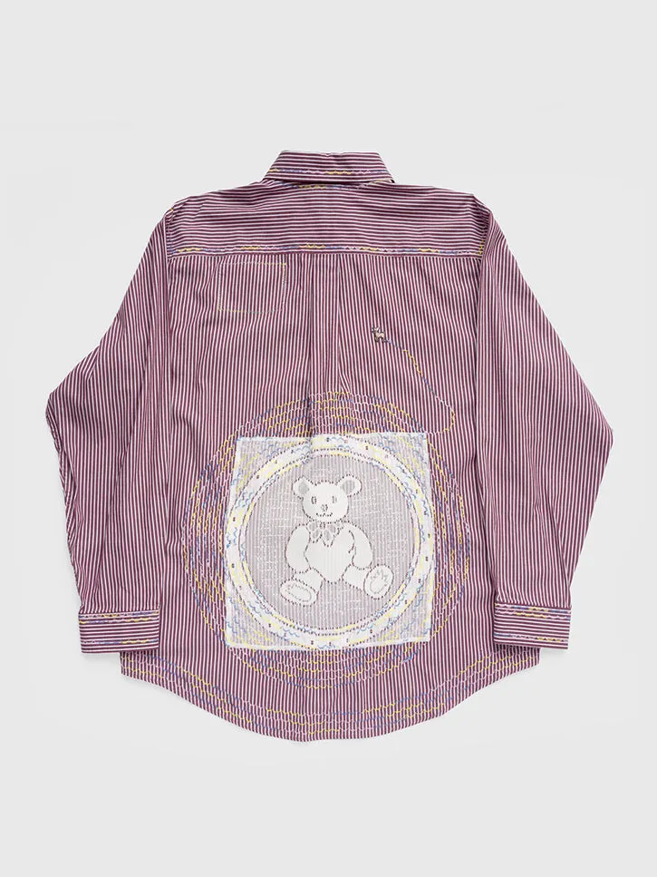 Cute Tender Memory Bear Protection Button Up