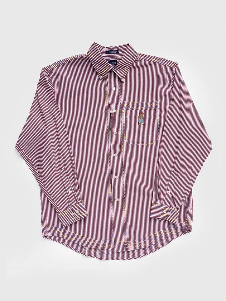 Cute Tender Memory Bear Protection Button Up