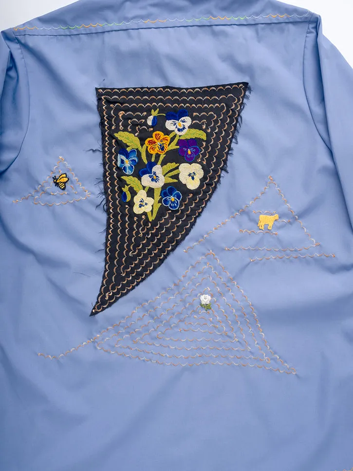 Cute Tender Memory Mountain Side Work Shirt