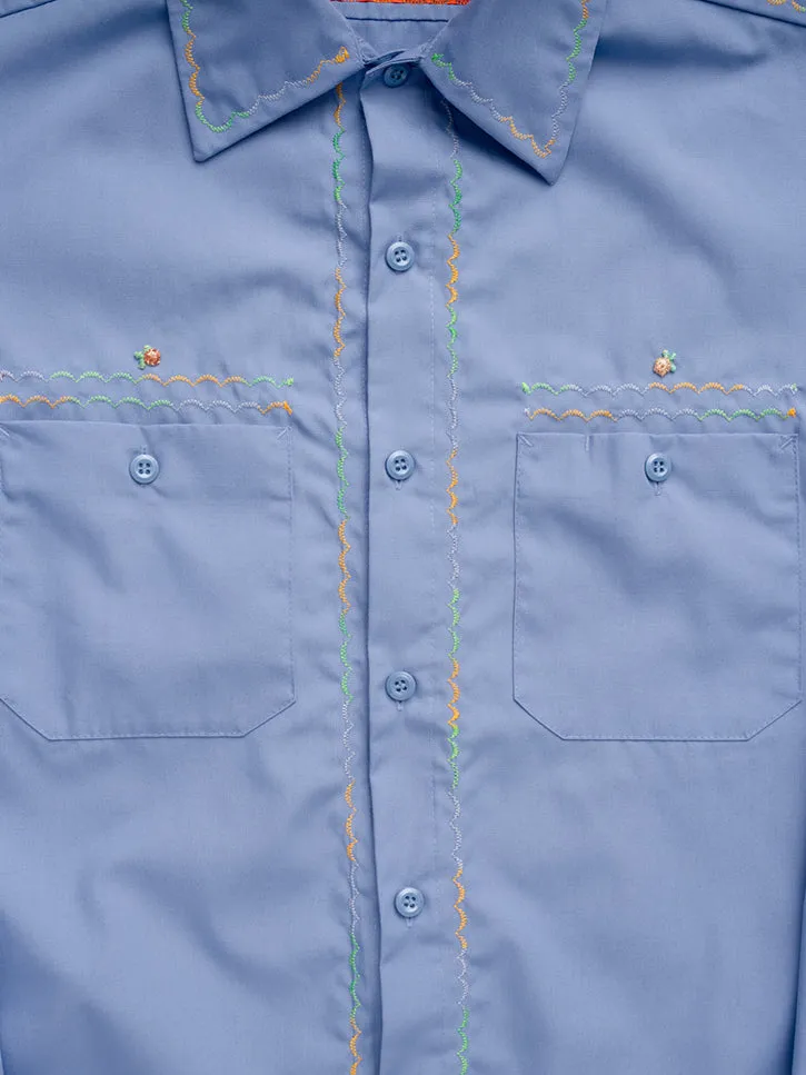 Cute Tender Memory Mountain Side Work Shirt