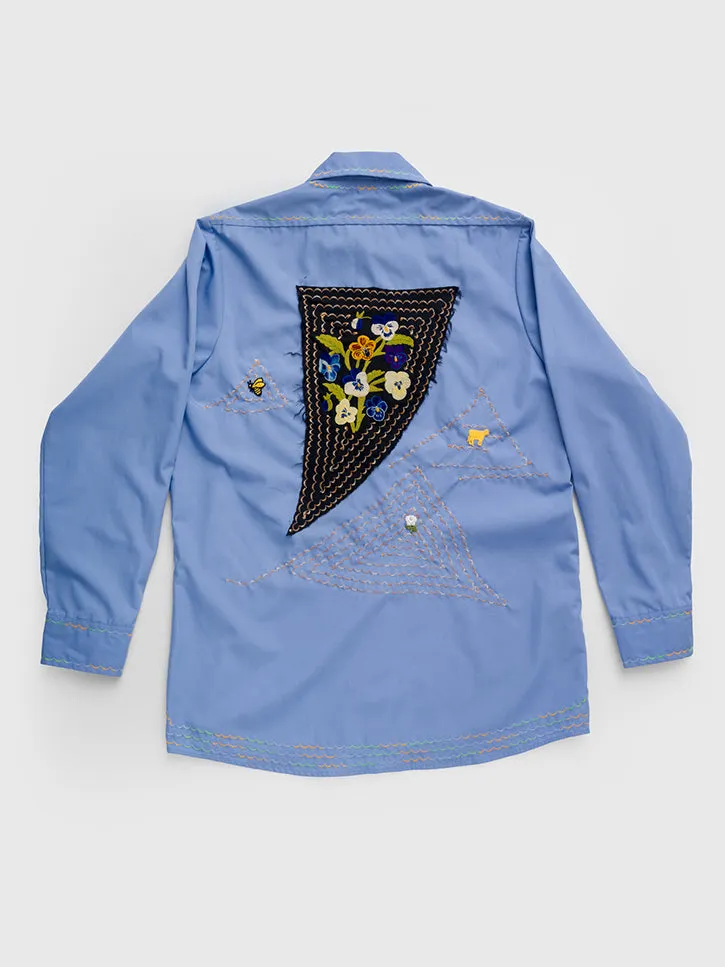 Cute Tender Memory Mountain Side Work Shirt