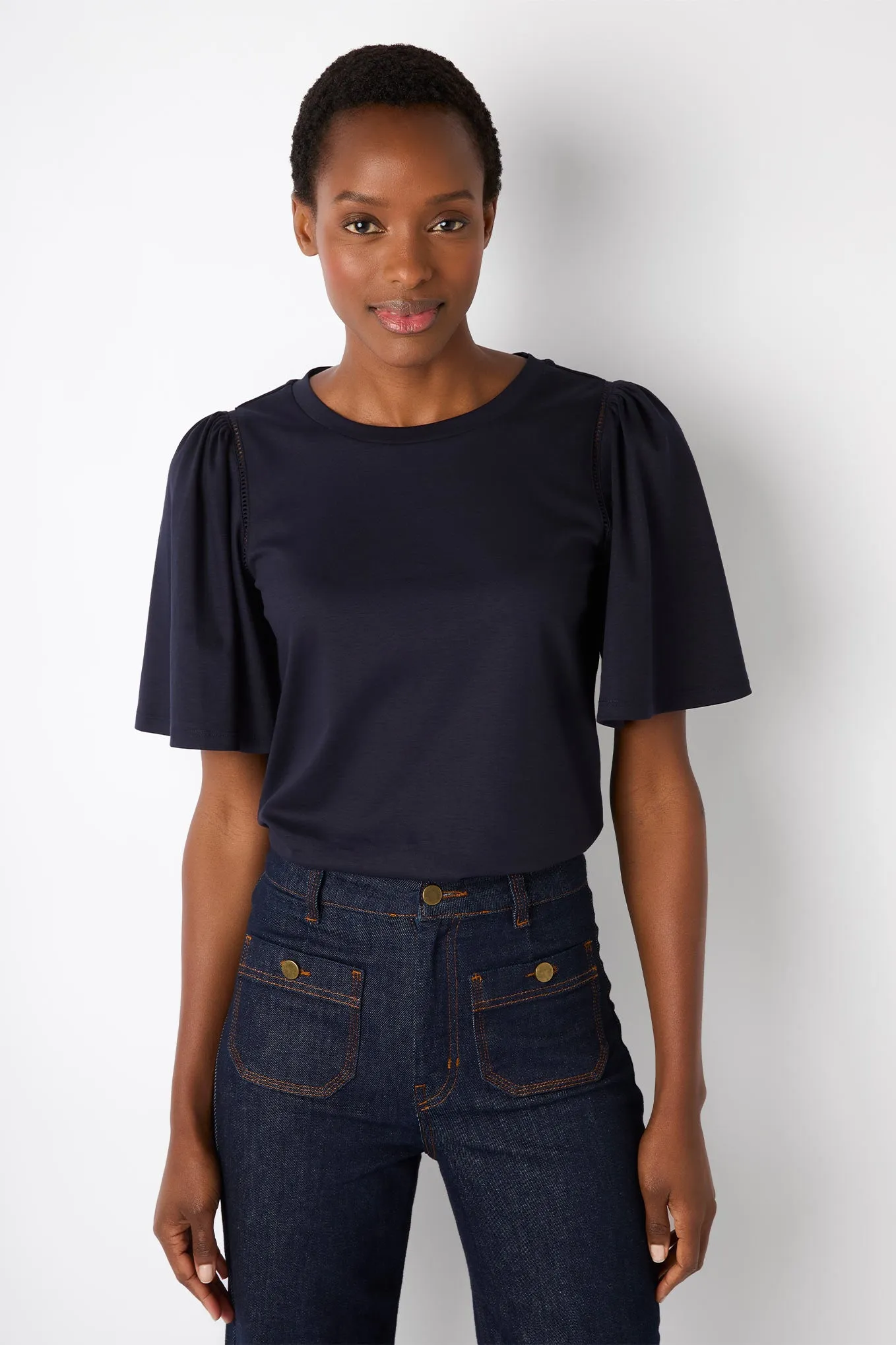 Dagneux Premium Jersey T-Shirt - Navy