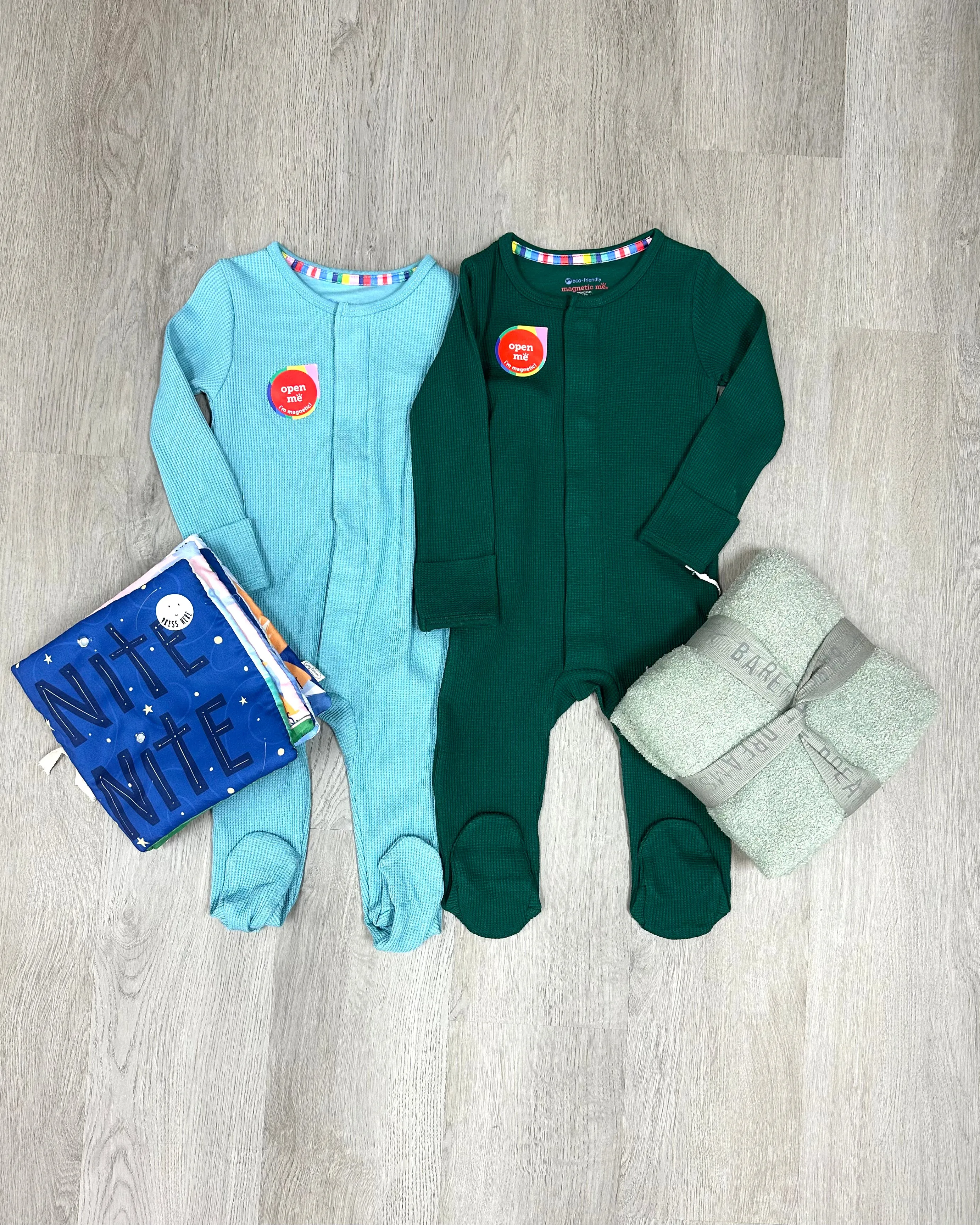 Deep Emerald Waffle Modal Magnetic Footie
