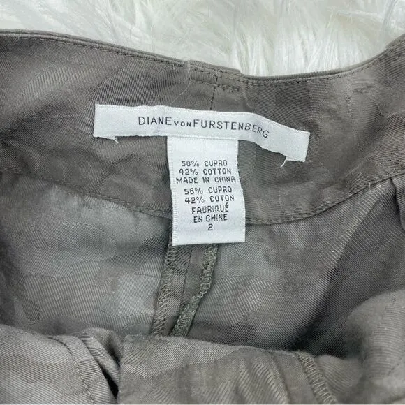 Diane Von Furstenberg Nassir Camouflage High Waist Shorts