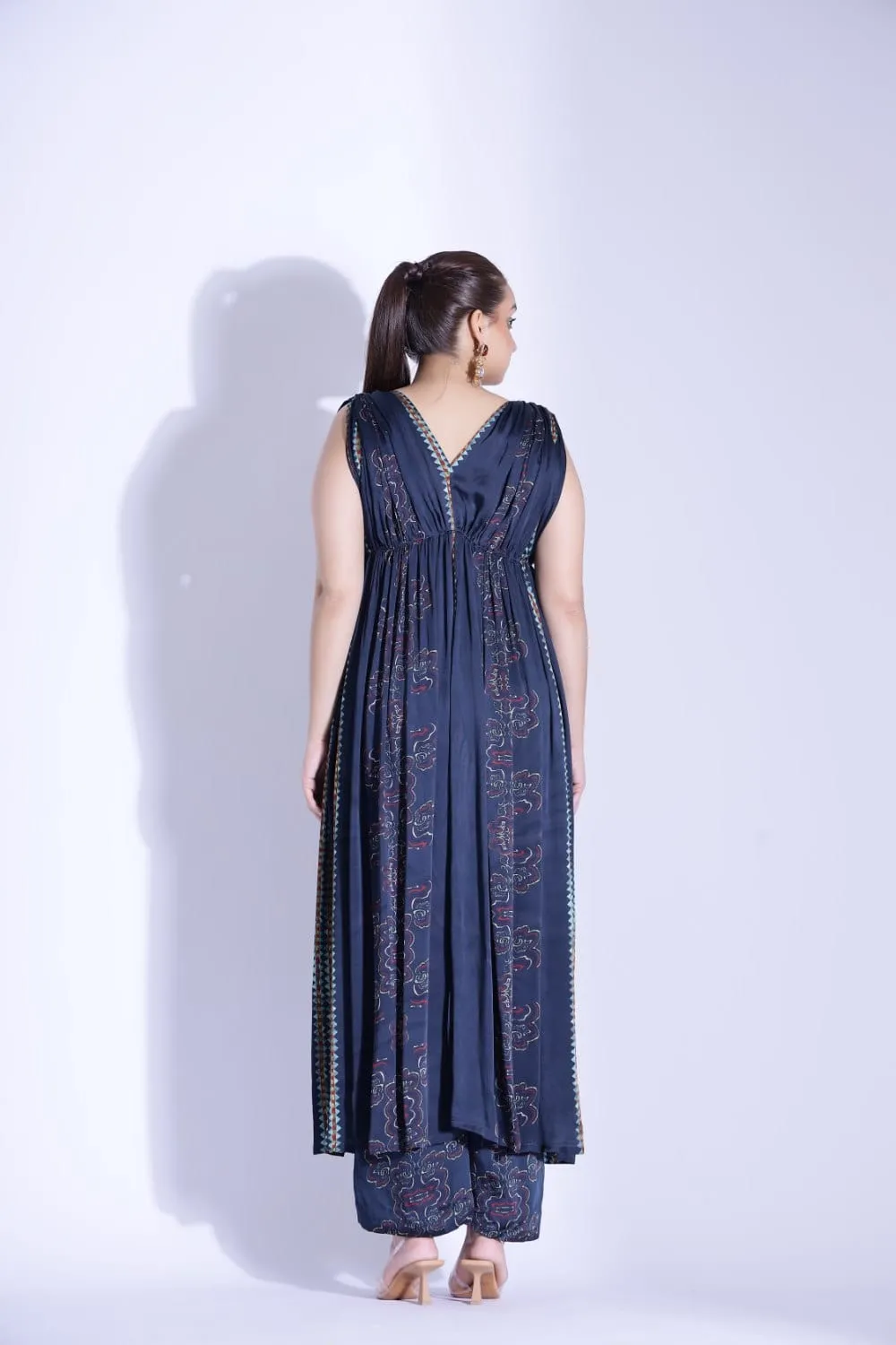 DRAPE KURTA AND PANTS