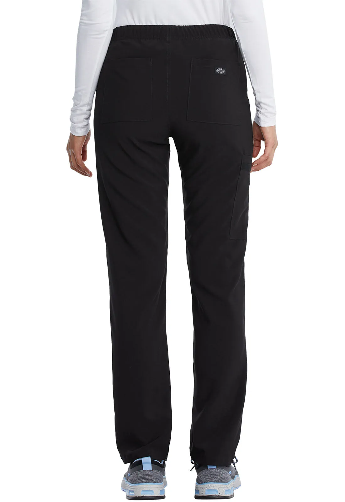 EDS Essentials DK019 Unisex Natural Rise Tapered Leg Pants Black