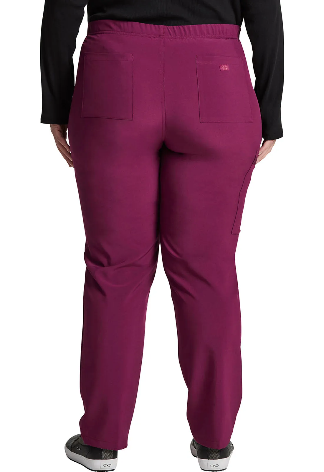 EDS Essentials DK019 Unisex Natural Rise Tapered Leg Pants Wine