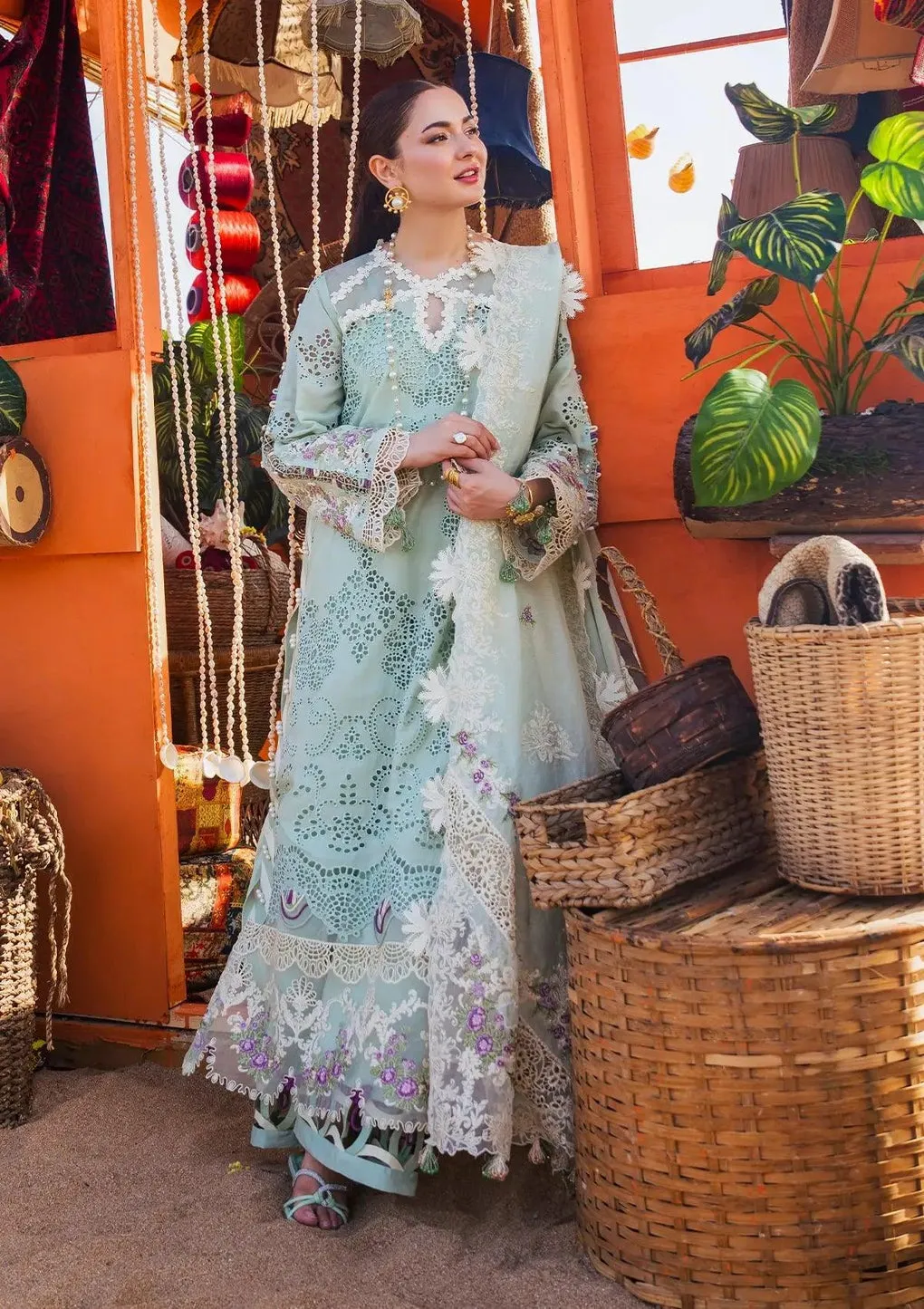 ELAF | HAI KUCH" FESTIVE LAWN 2024 | EHK-03A Mehrma